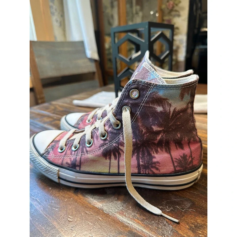 Converse Chuck Taylor All Star High Top Sunset Palm Tree Sneakers 171279F M6 
W8 - Picture 8 of 12